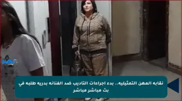نقابة المهن التمثيلية.. بدء إجراءات التأديب ضد الفنانة بدرية طلبة في بث مباشر مباشر
